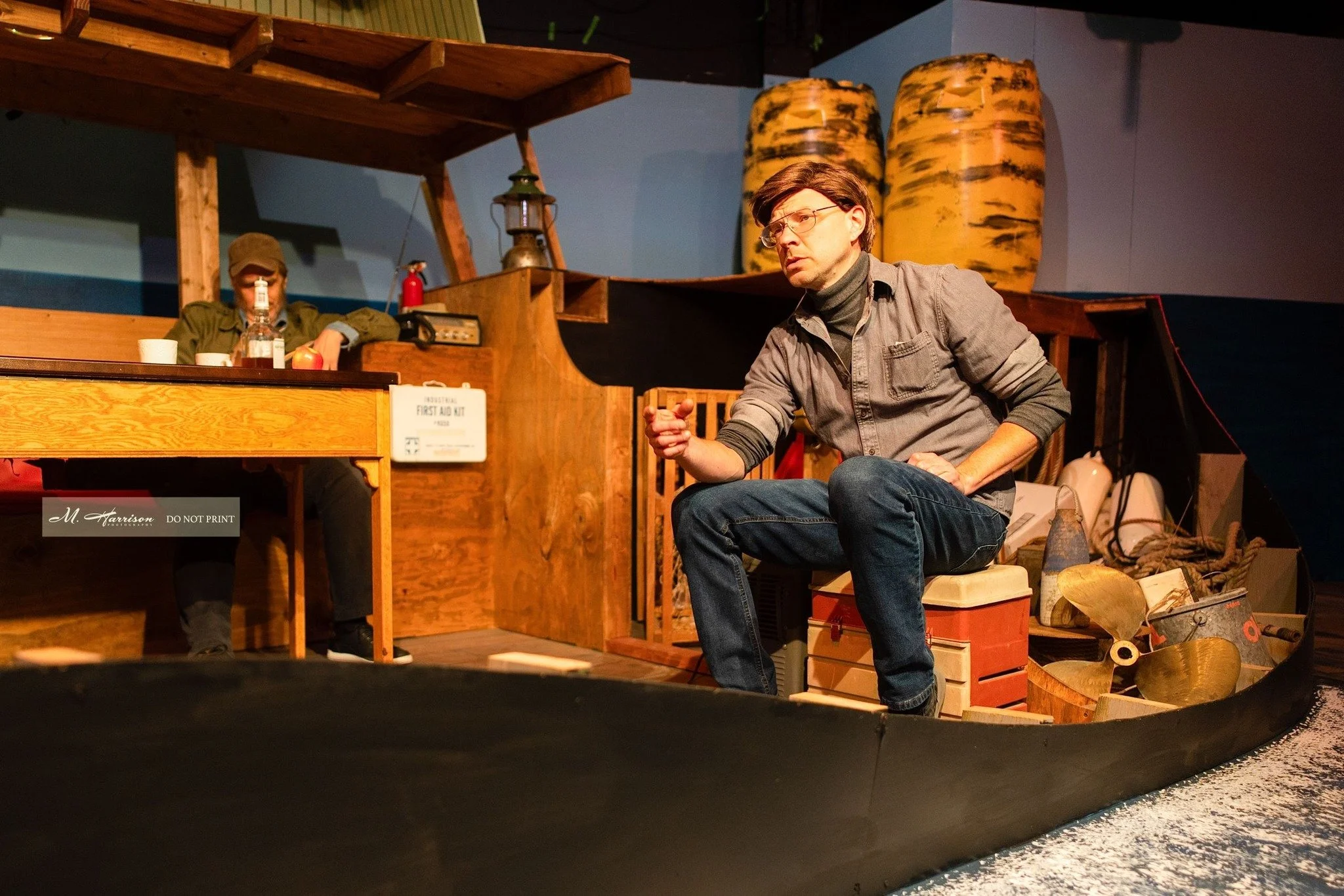 I always wanted to name my boat Hopes and Dreams.  That way, if it ever sank, people could stand on the shore and quietly say, "Well, there goes his Hopes and Dreams."

Come see The Shark is Broken at PACA.
It&rsquo;s the heartwarming story
