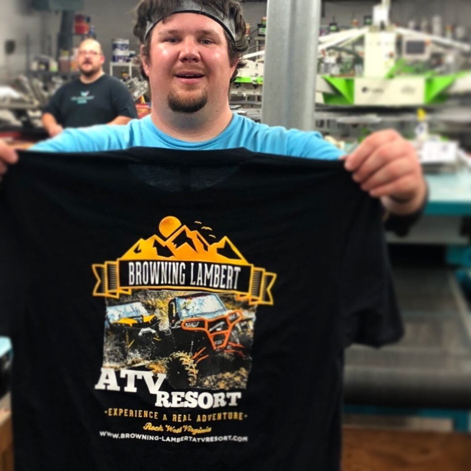 I don&rsquo;t know if @zachilton is more happy about the weekend or how bada$$ this shirt design turned out! Designed and printed by your folks here at The WEARhouse. And that&rsquo;s W.E.A.R. like ya WEAR it! 😎