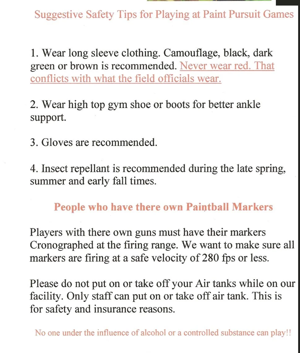 Safety Tips