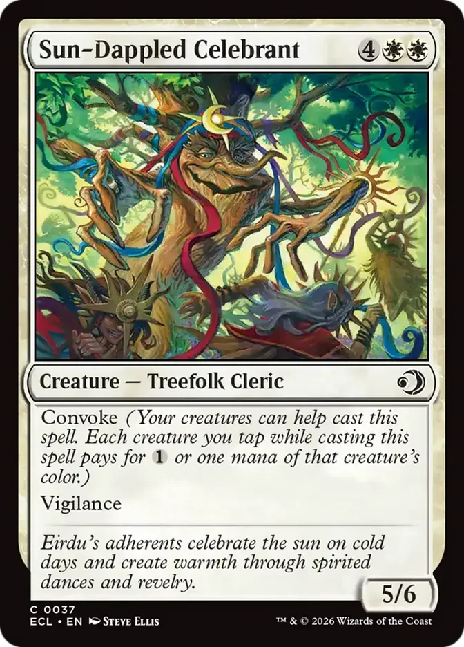 Sun-Dappled Celebrant - Magic the Gathering Artist Proof