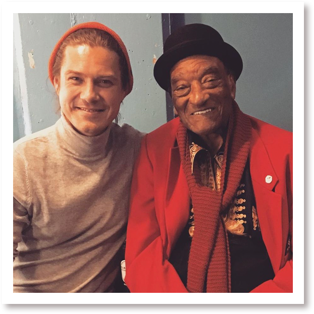 Food on the Move Founder, Taylor Hanson with U.N. Ambassador Edward J. Perkins, who inspired the launch of Food on the Move