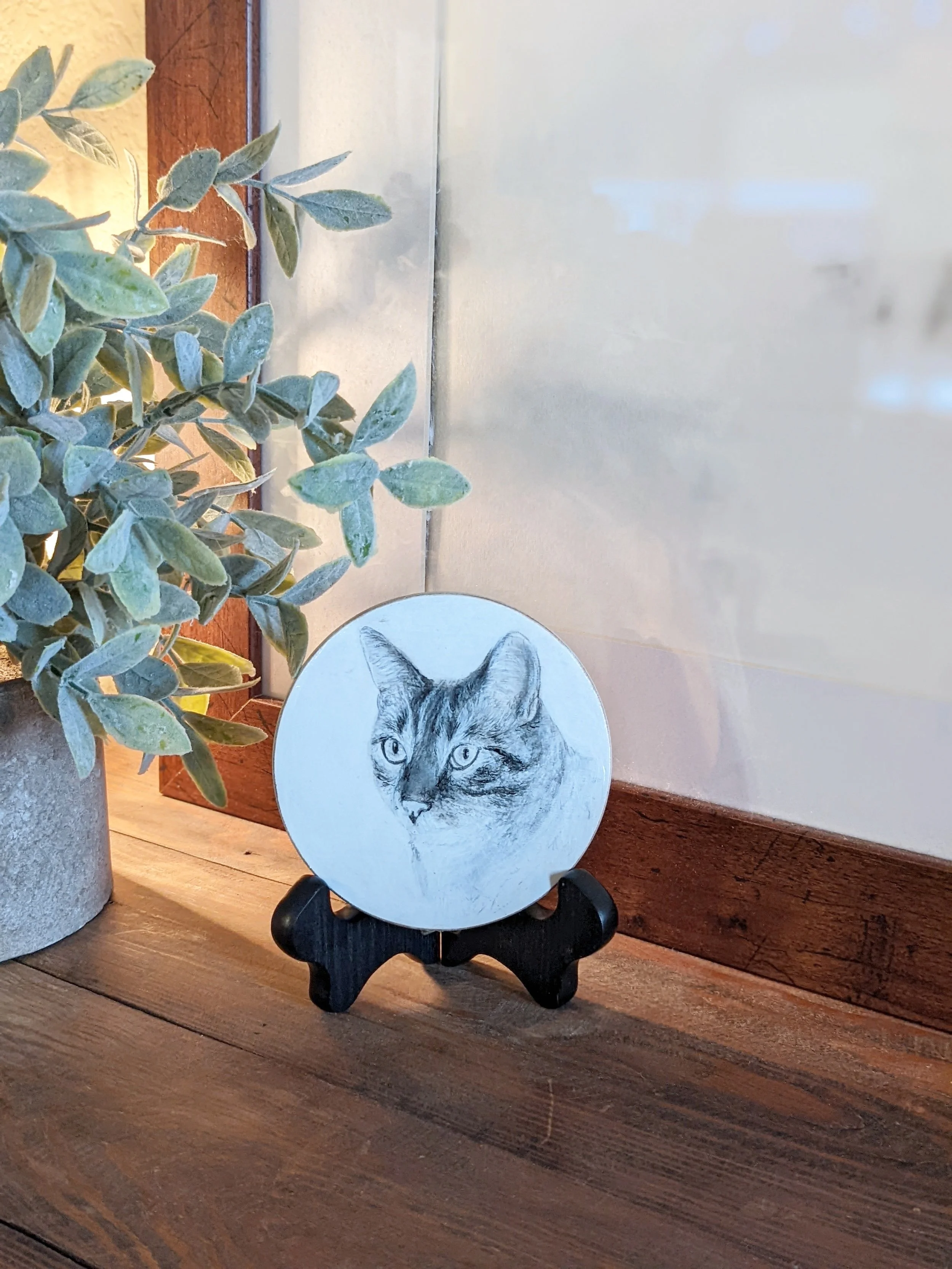 Pet Portrait on Wood