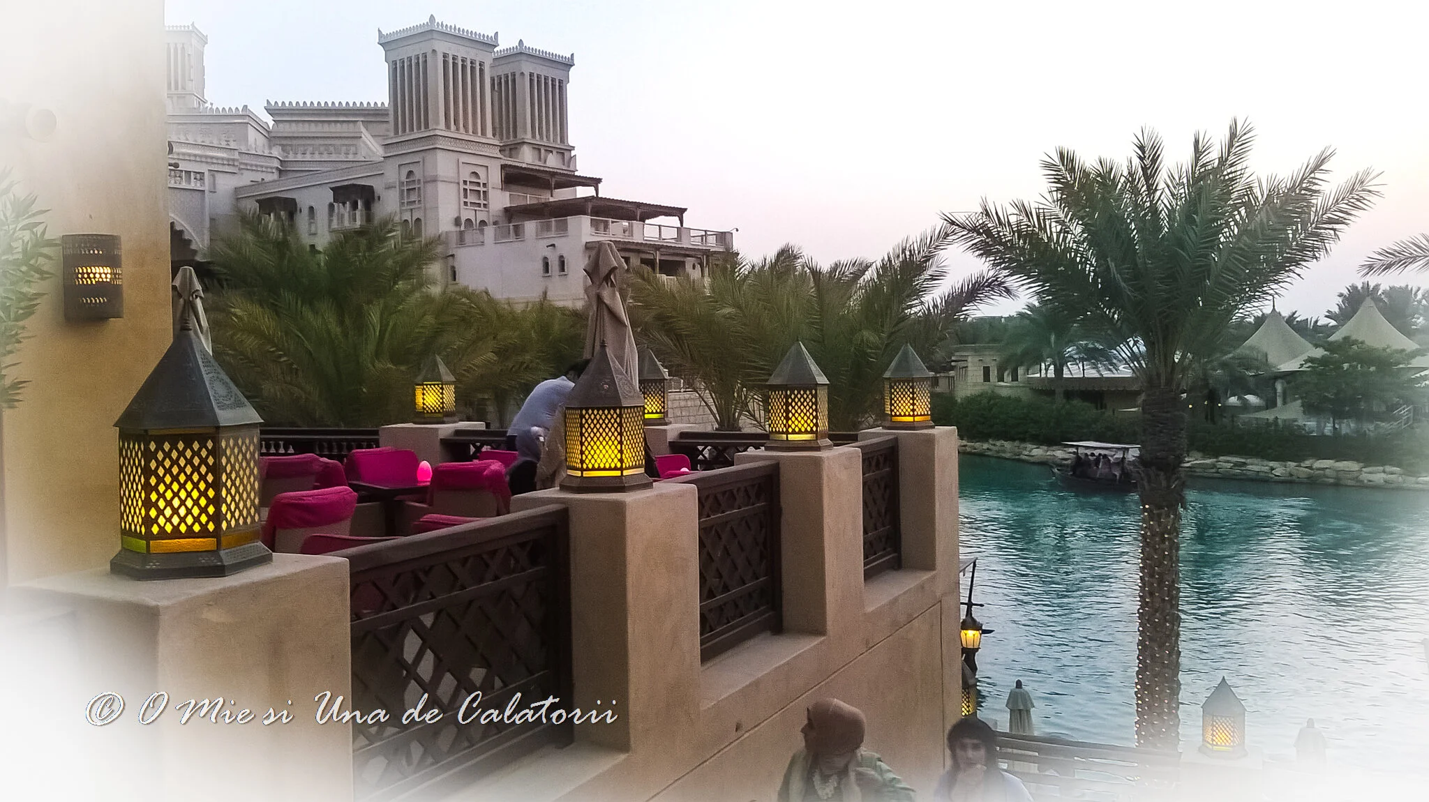 Dubai. Madinat Jumeirah, intr-o dupa-amiaza