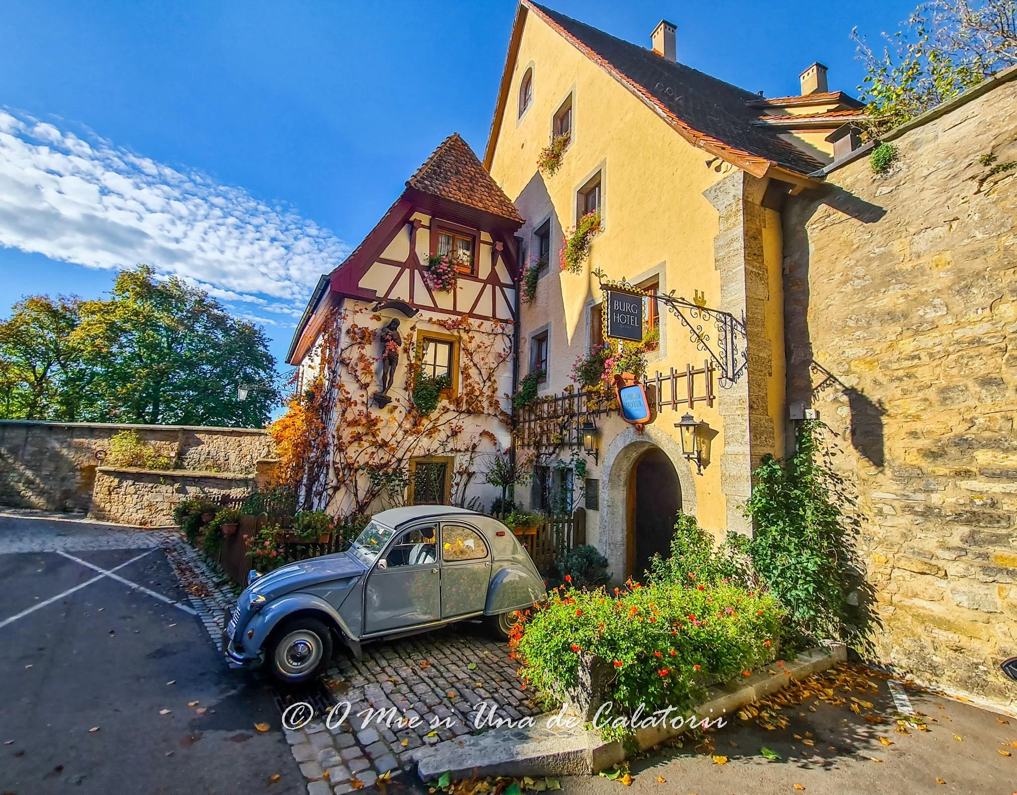 Germania | Cazare cu parfum de epoca in Rothenburg ob der Tauber
