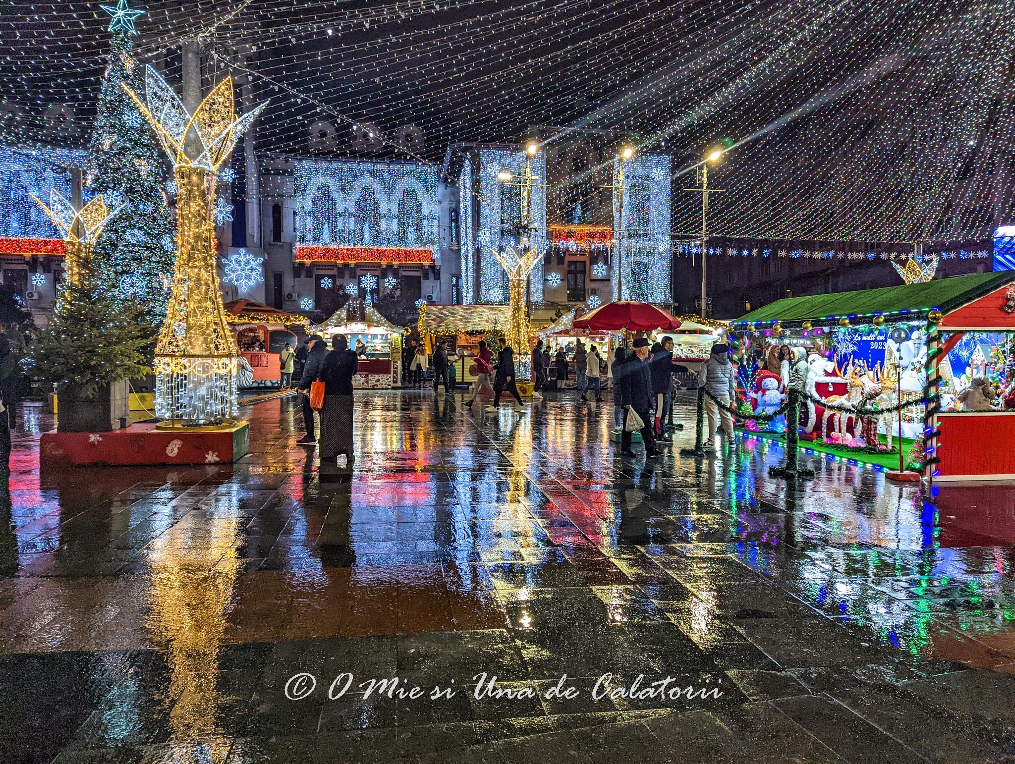 Targul de Craciun din Craiova, in Topul celor mai frumoase targuri de Craciun din Romania. Cum arata in 2022.