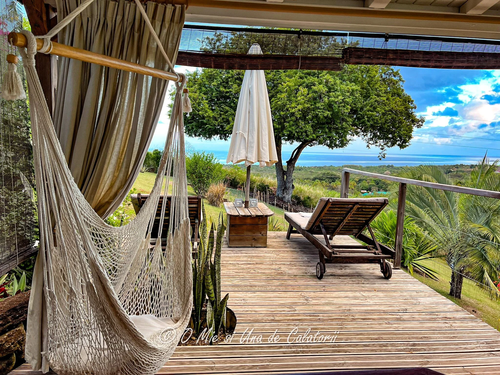 Guadeloupe| Lodge Rosewood - o cazare in mijlocul unei gradini tropicale, cu vedere la marea Caraibilor