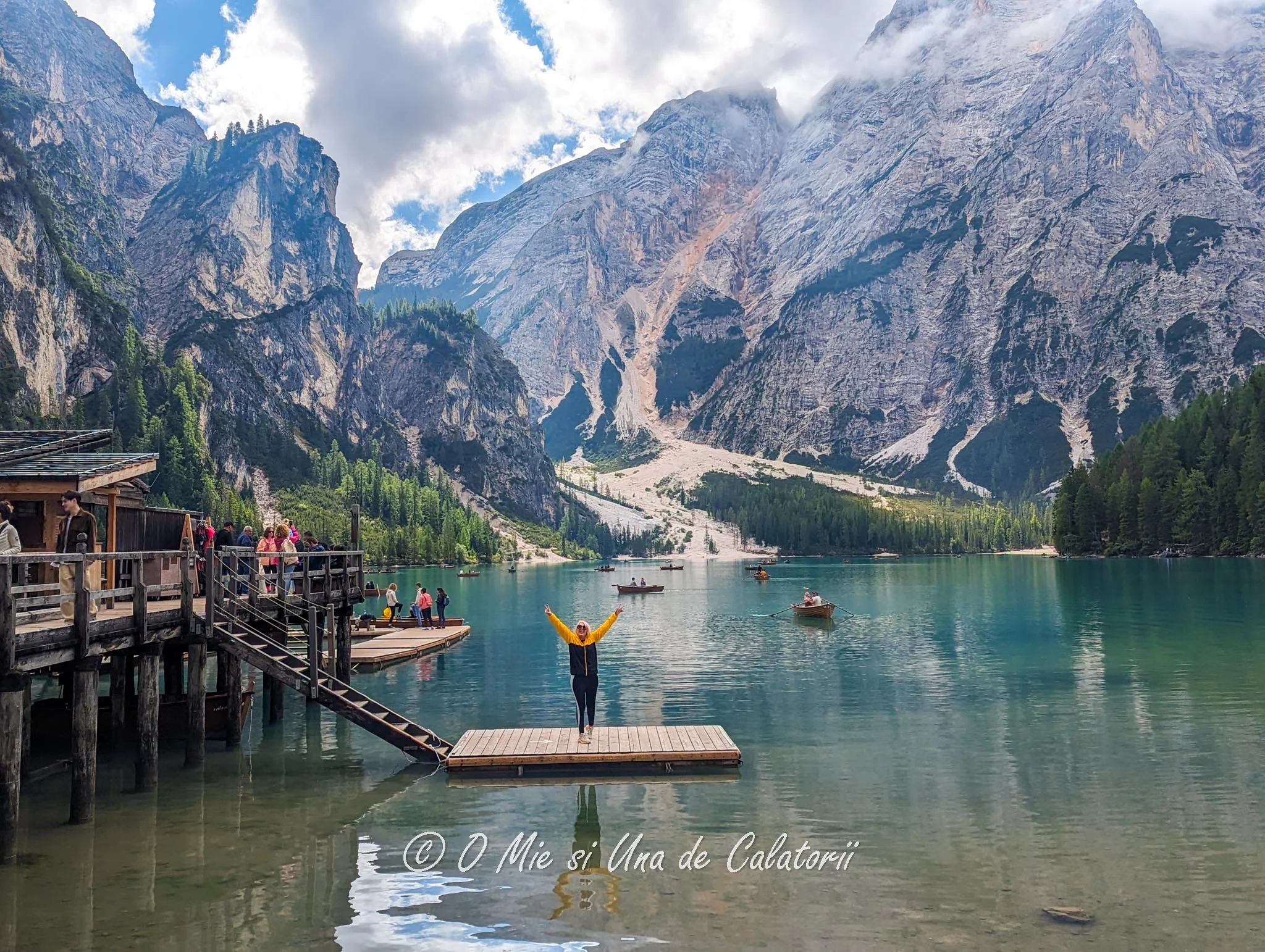 Italia| Lago di Braies: cum ajungi si cat costa plimbarea cu barca