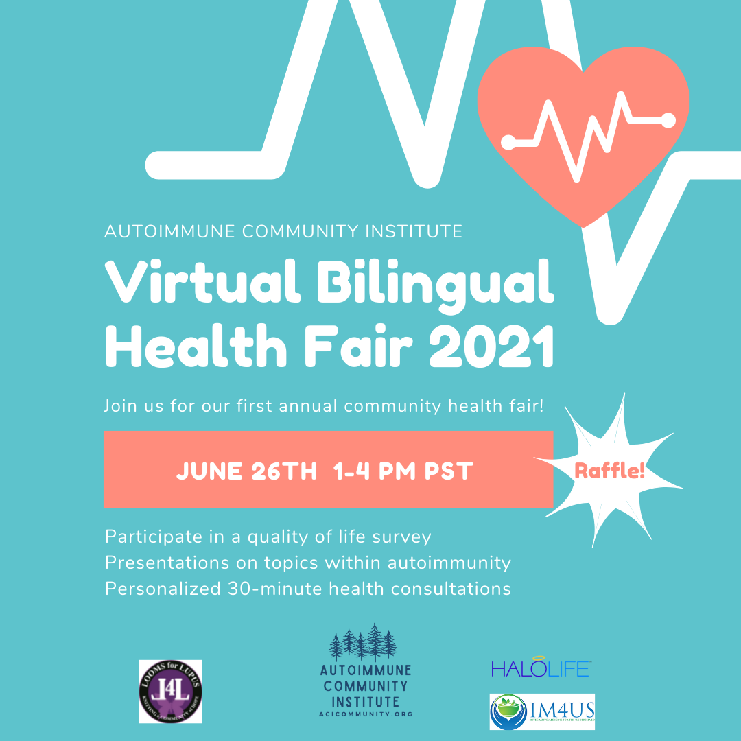 Bilingual Virtual Health Fair with our sponsors and details