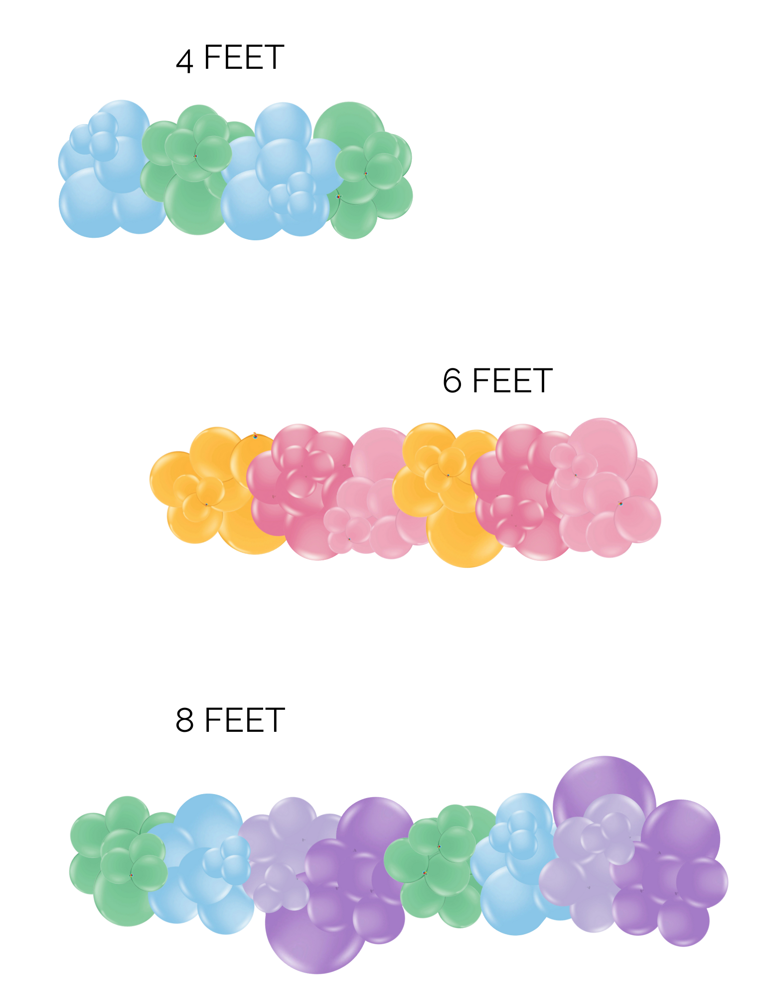Grab & Go Balloon Garlands — BUBBLY EVENT CO