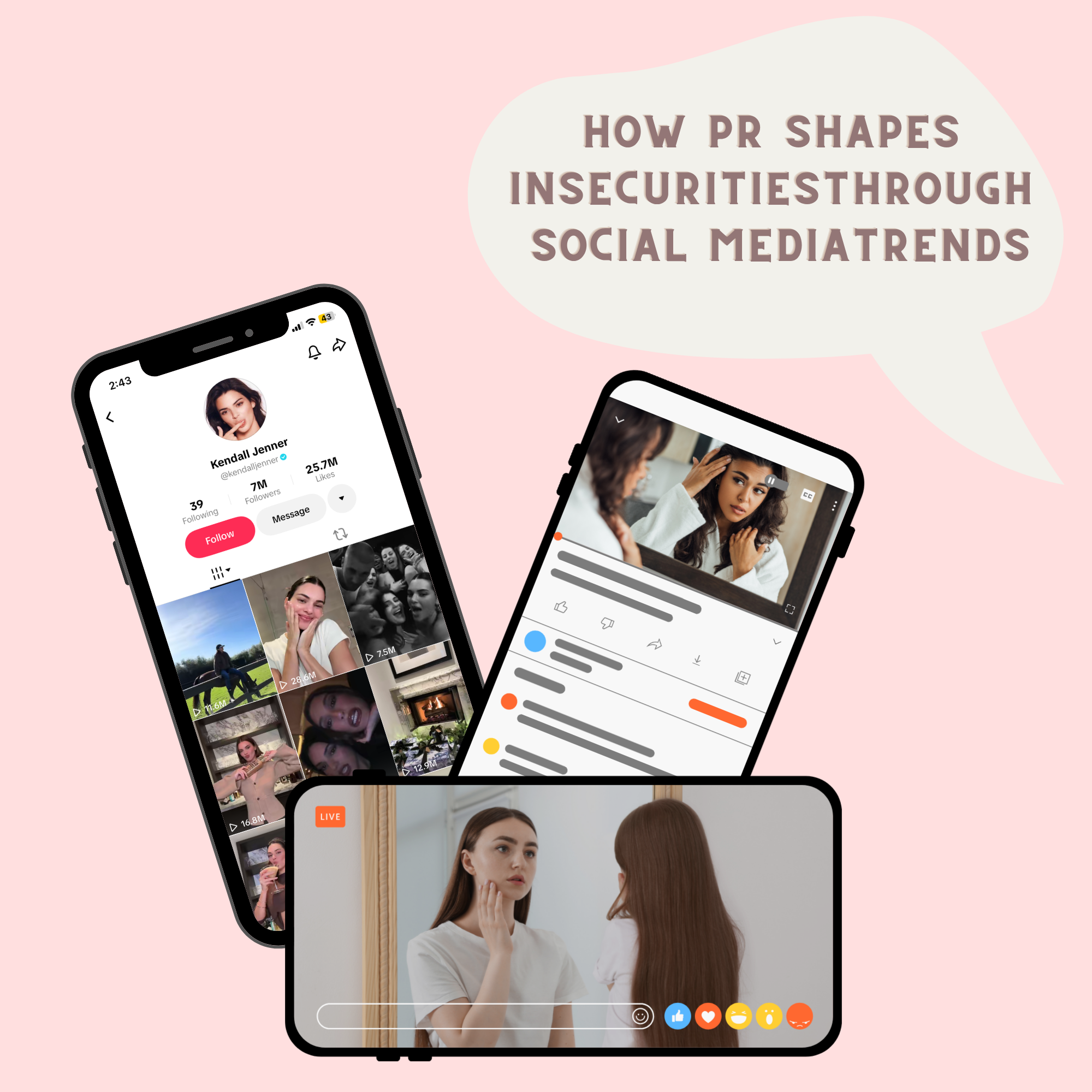 How PR Shapes Insecurities Through Social Media Trends
