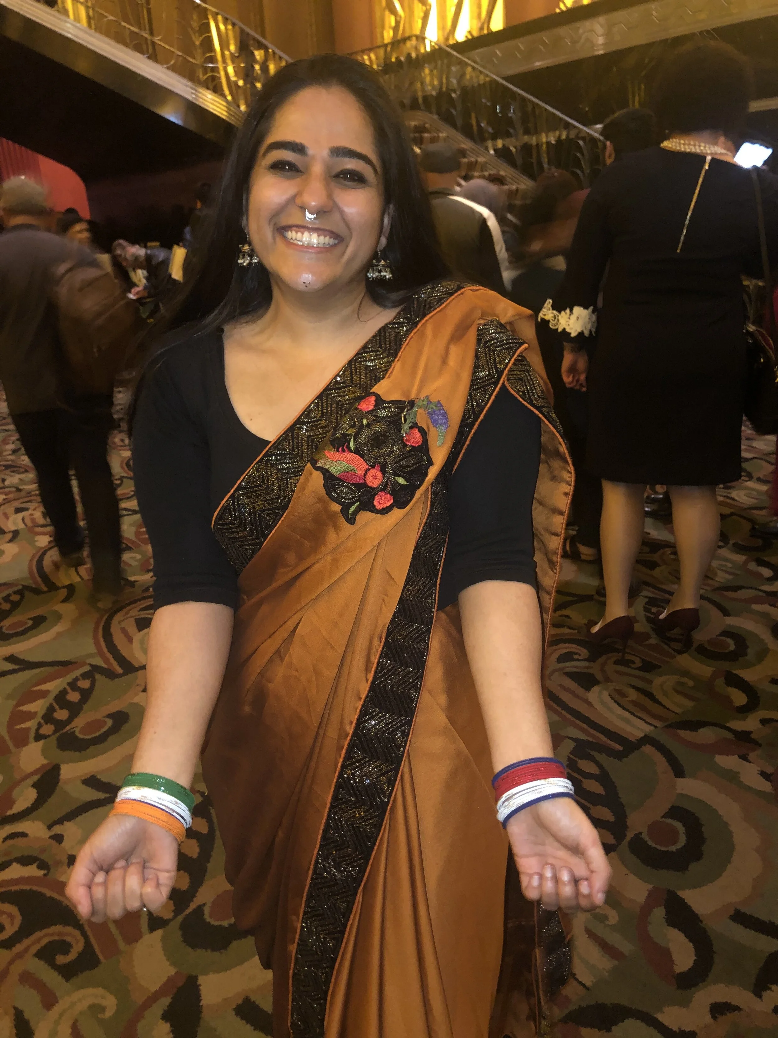 Me in my assembled outfit