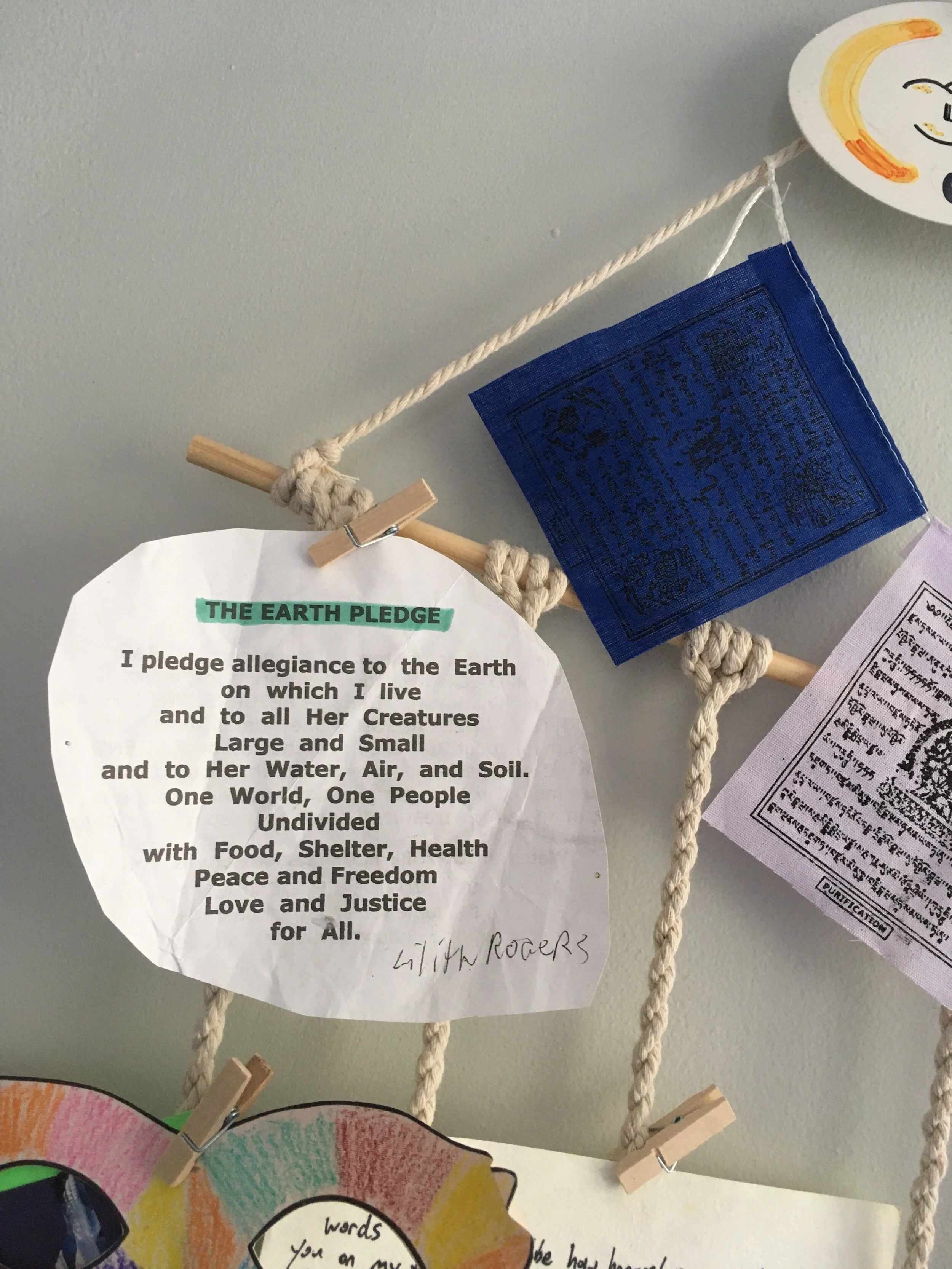 That piece of paper has been hanging proudly on my (many) bedroom walls so far since that day. And this paper is what I held and read out during the Oath.