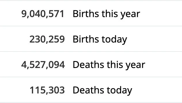 Something died today