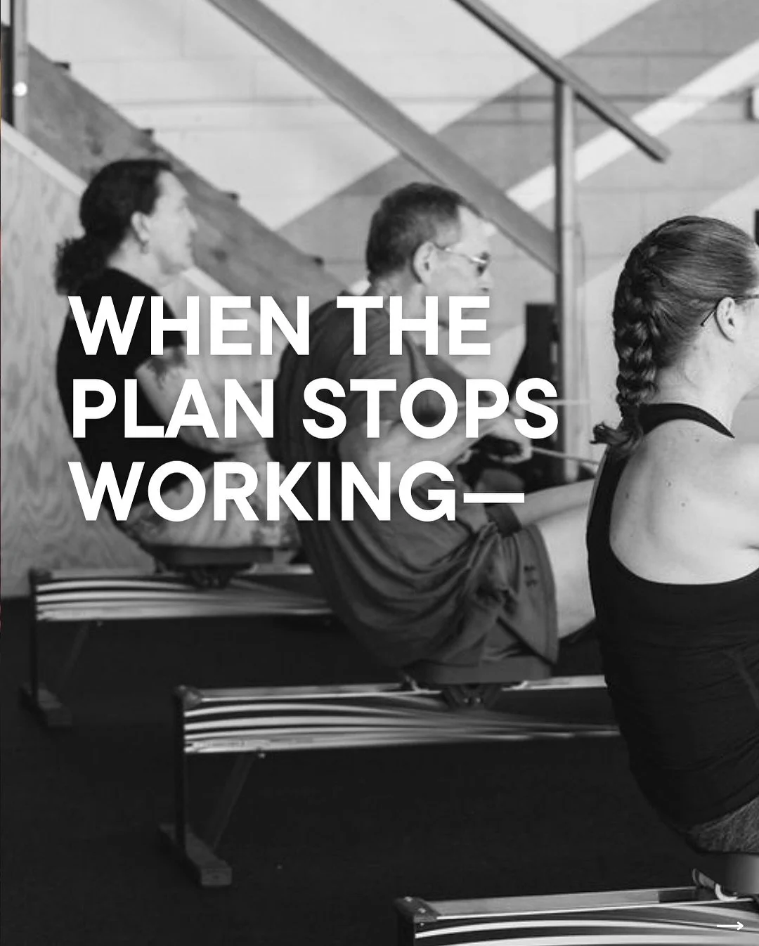 Sometimes, what got you here won&rsquo;t get you there
If progress has stalled, it doesn&rsquo;t always mean you&rsquo;re stuck.

It might just mean something is missing.

Not all plans work forever.

Bodies adapt. Life shifts. And.

The right coach 