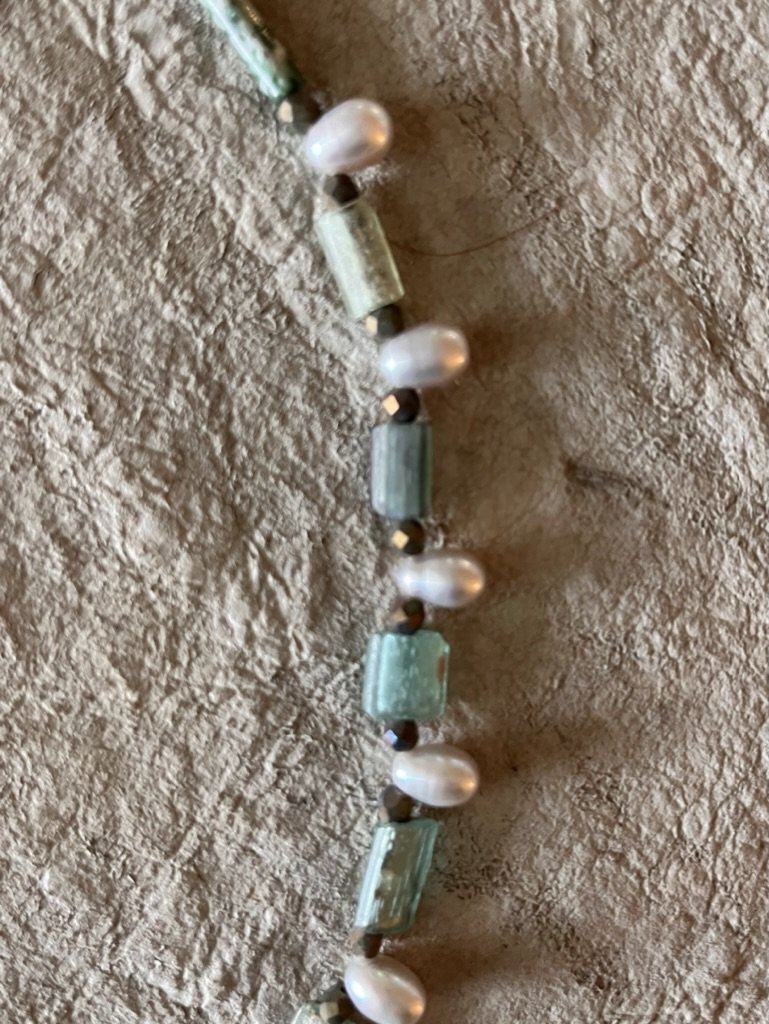 this elegant necklace is a very unique piece, imbued with the resonance of history