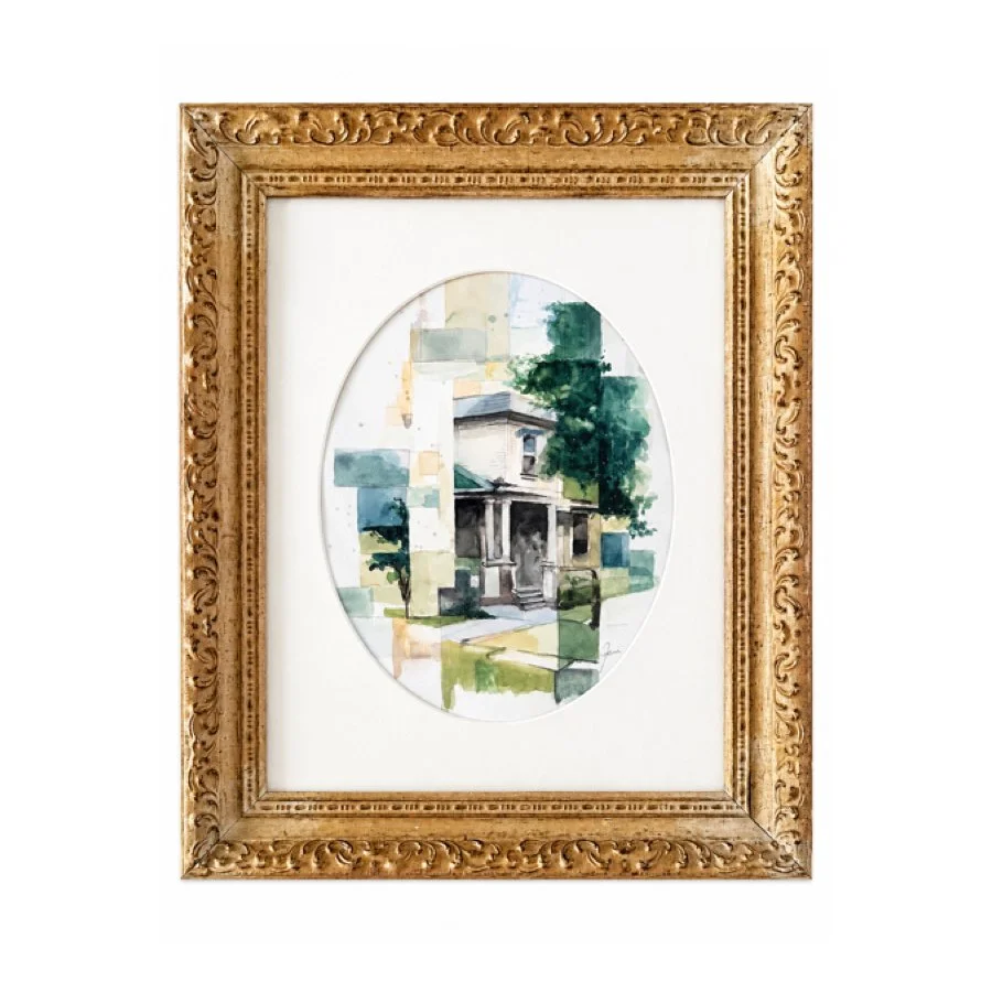 Close to Home | Original Framed Watercolor