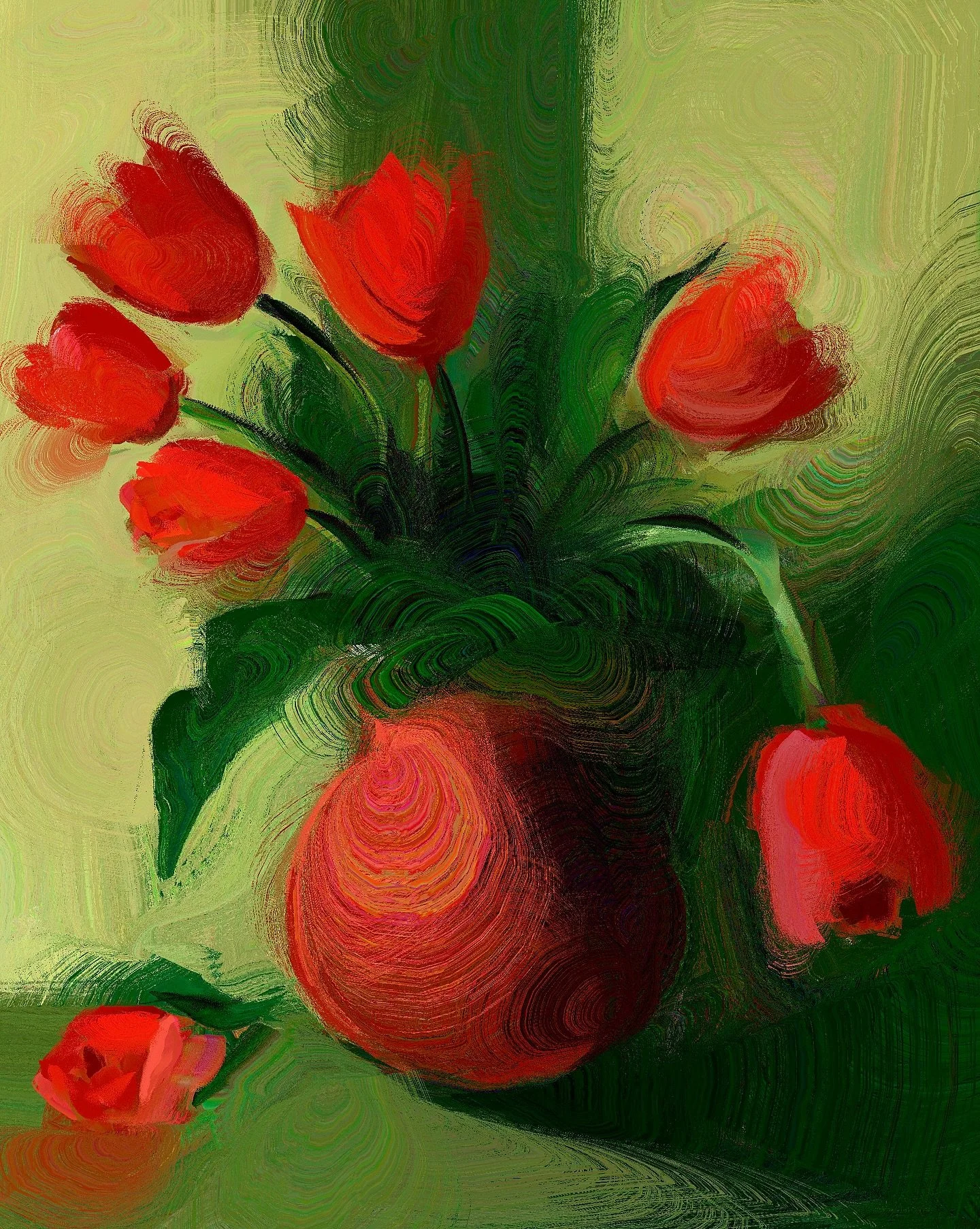 day 3, bit of a weird one for me today idk.

might delete

@warriorpainters 
@heavypaintapp 

#pleinair #pleinairpril #nopleinnogain #digitalpainting #digitalart #digitalillustration #stillife