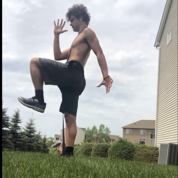 Eccentric muscle action focused workout. This workout included many different styles of eccentric training as we move into another phase of his training in the off season. Only 1 exercise here did not have an eccentric focus if you can pick it out