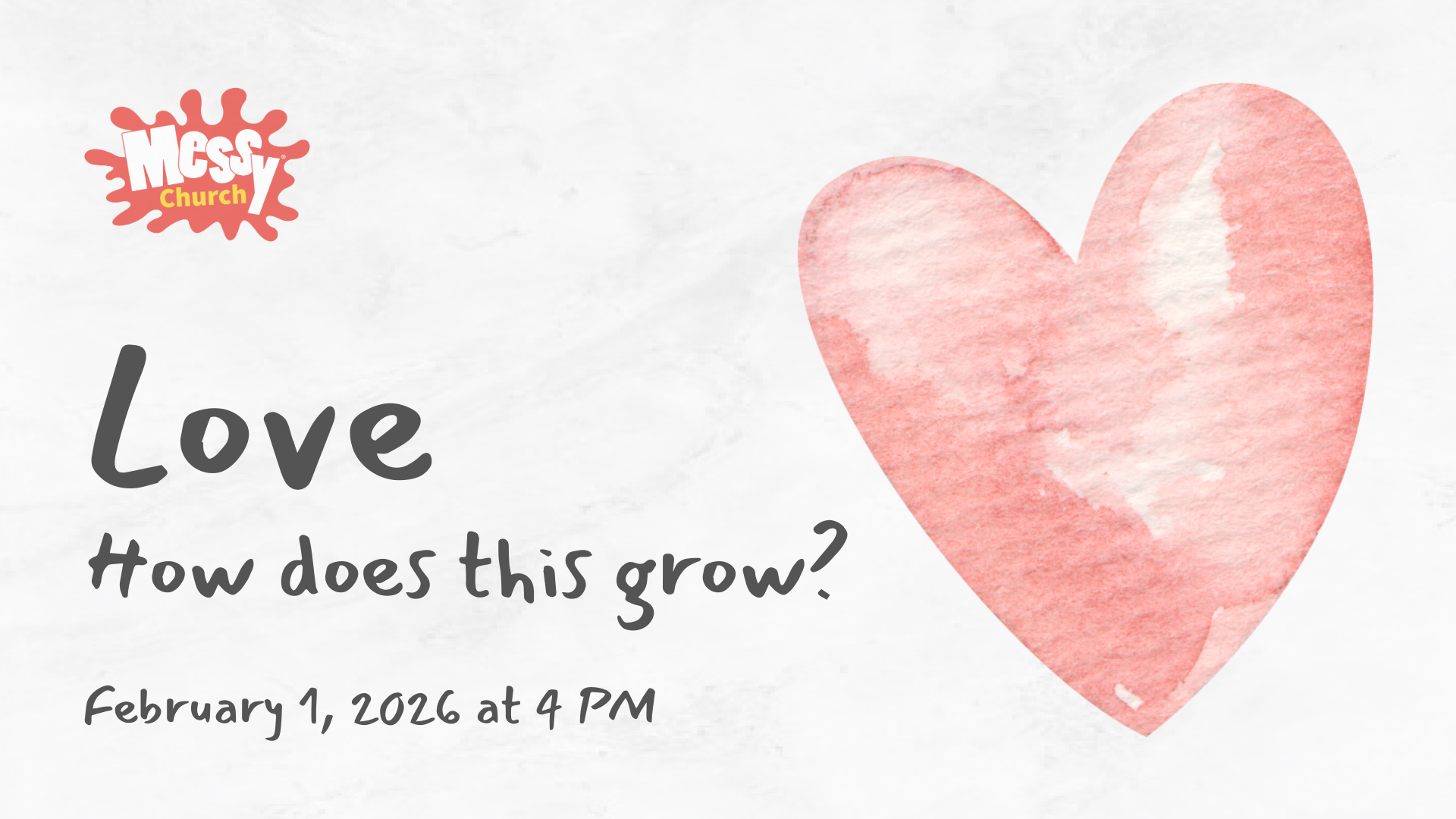 Messy Church - February 1 at 4 PM