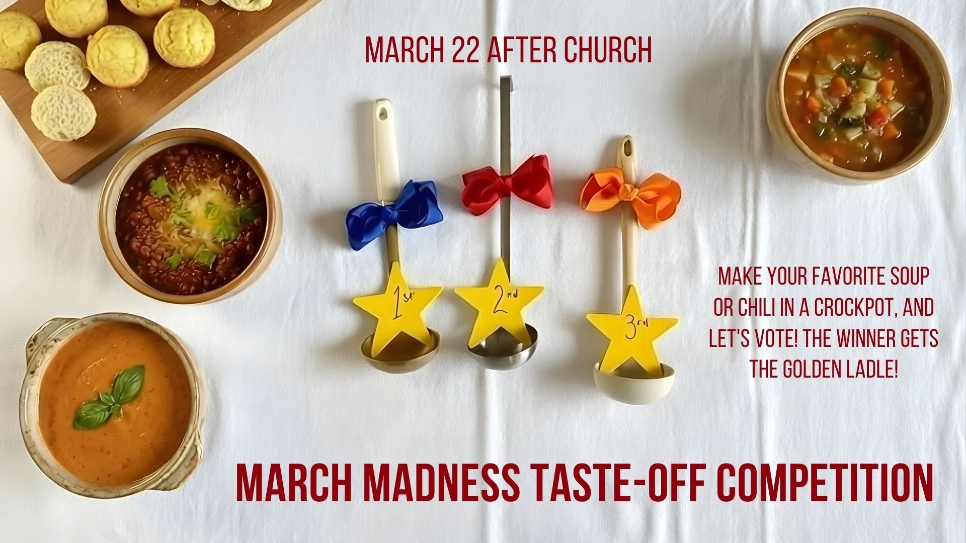 Meet & Eat: March Madness Taste-Off Competition