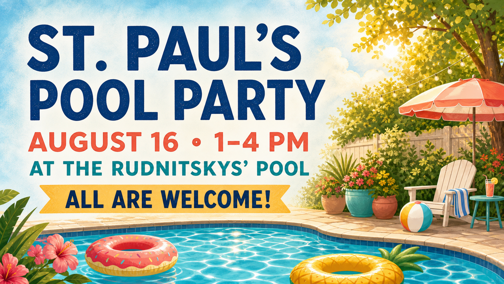 St. Paul's Pool Party