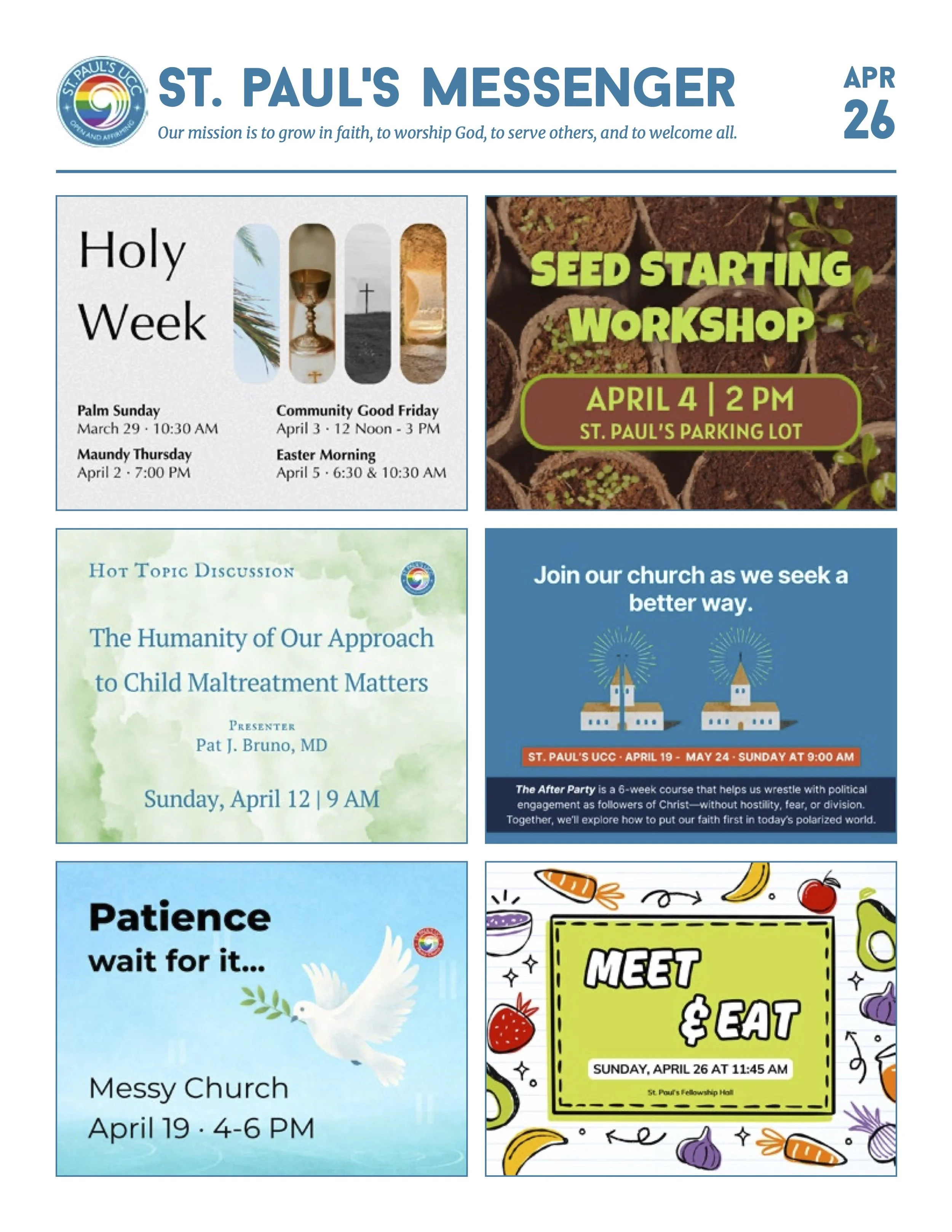 April 2026 newsletter