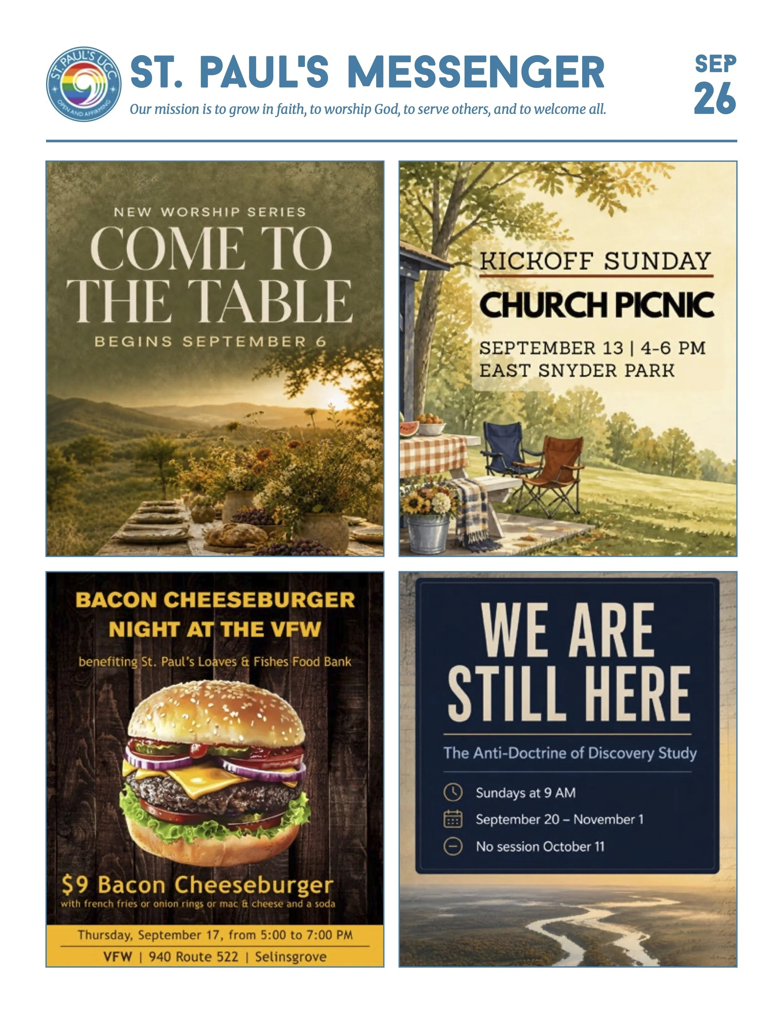 September 2026 newsletter