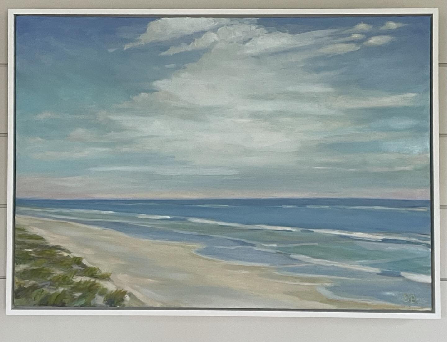 Sunshine and summer days as inspiration.  Loved working to create a painting that captures their happy place as a thoughtful gift from a husband to his wife.  #BeachHaven #LBI