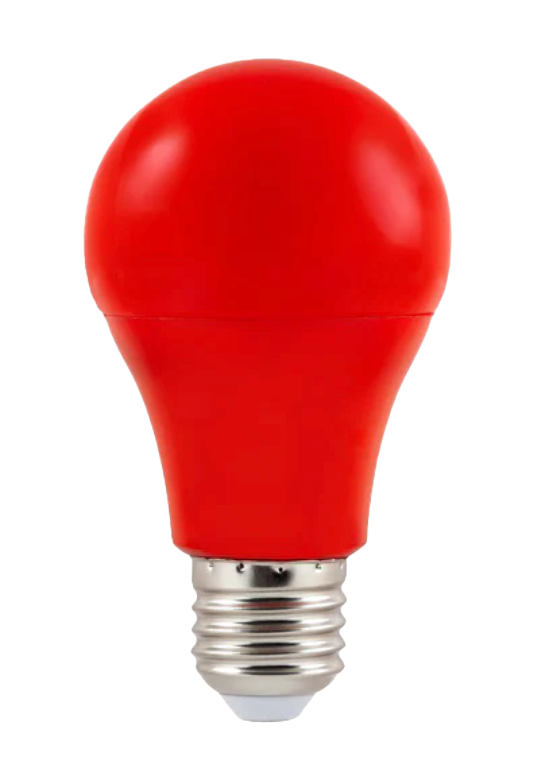 red light bulb
