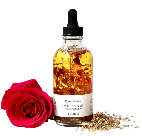 non toxic Rose Body Oil