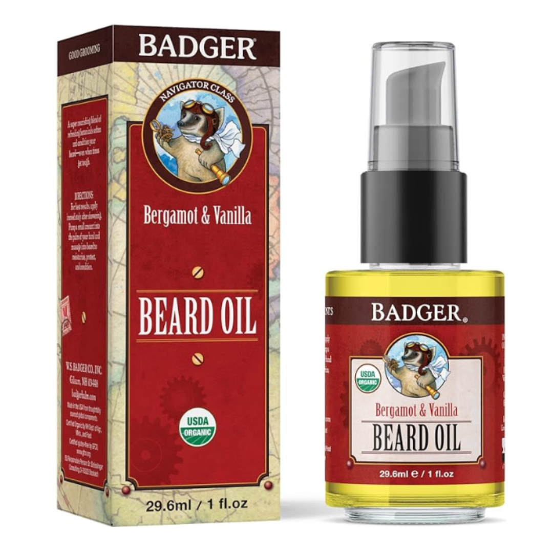 non toxic mens care Badger Beard Oil
