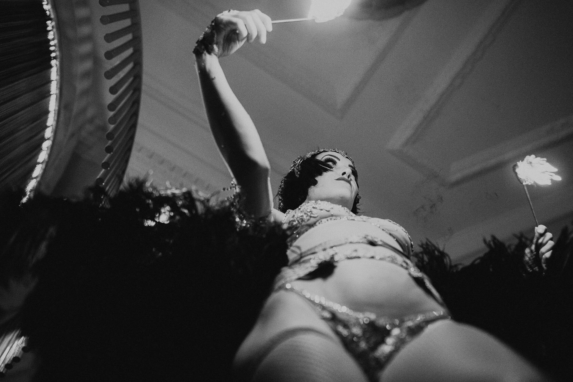 Photo of a burlesque dancer