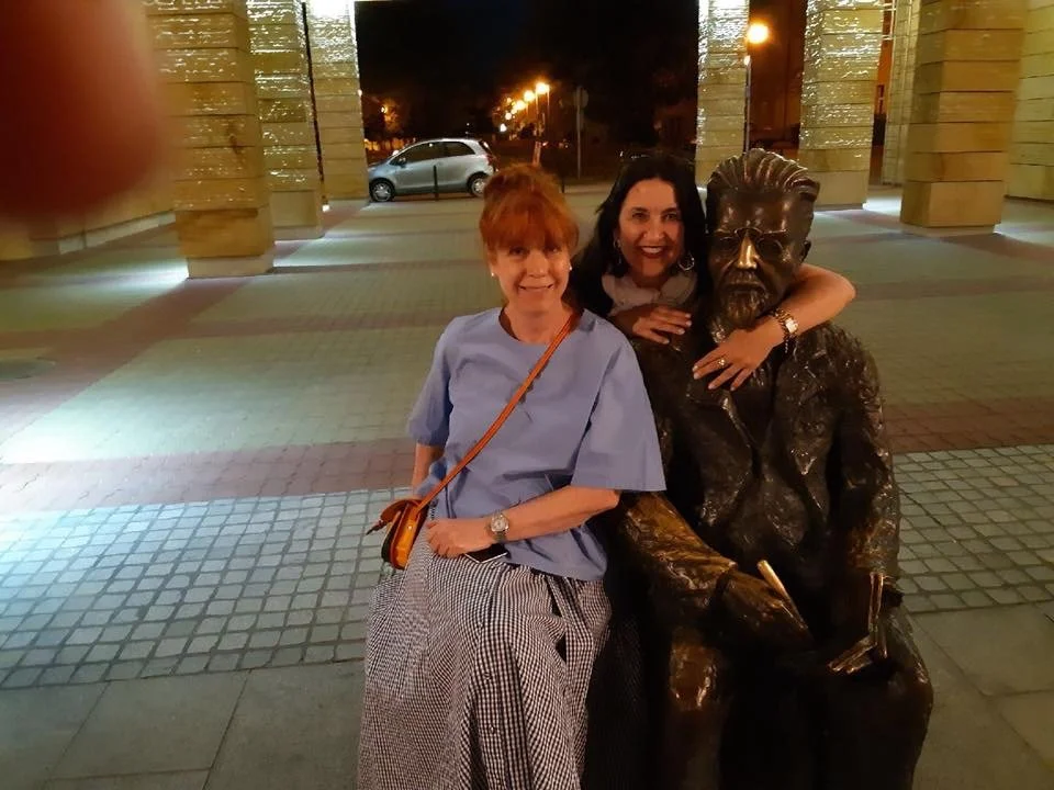 Sue and I in Lodz