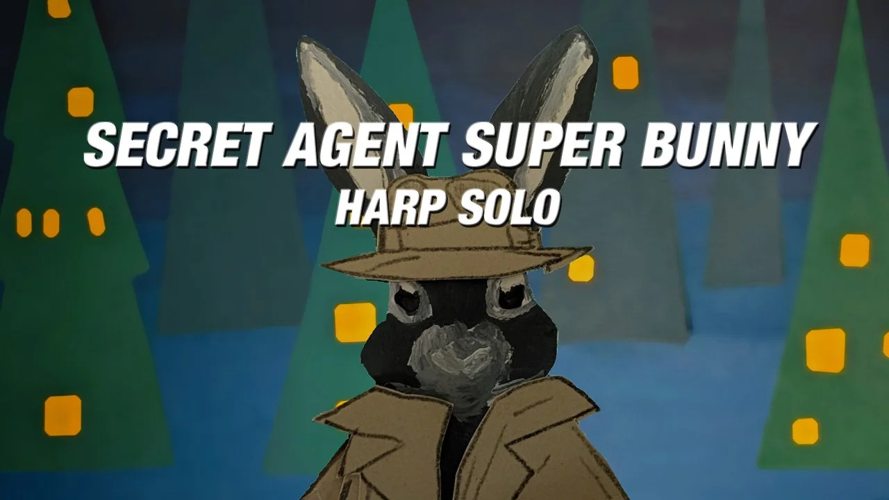 Stop Motion Animation for Secret Agent Super Bunny