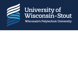 University of Wisconsin-Stout logo on a dark background.