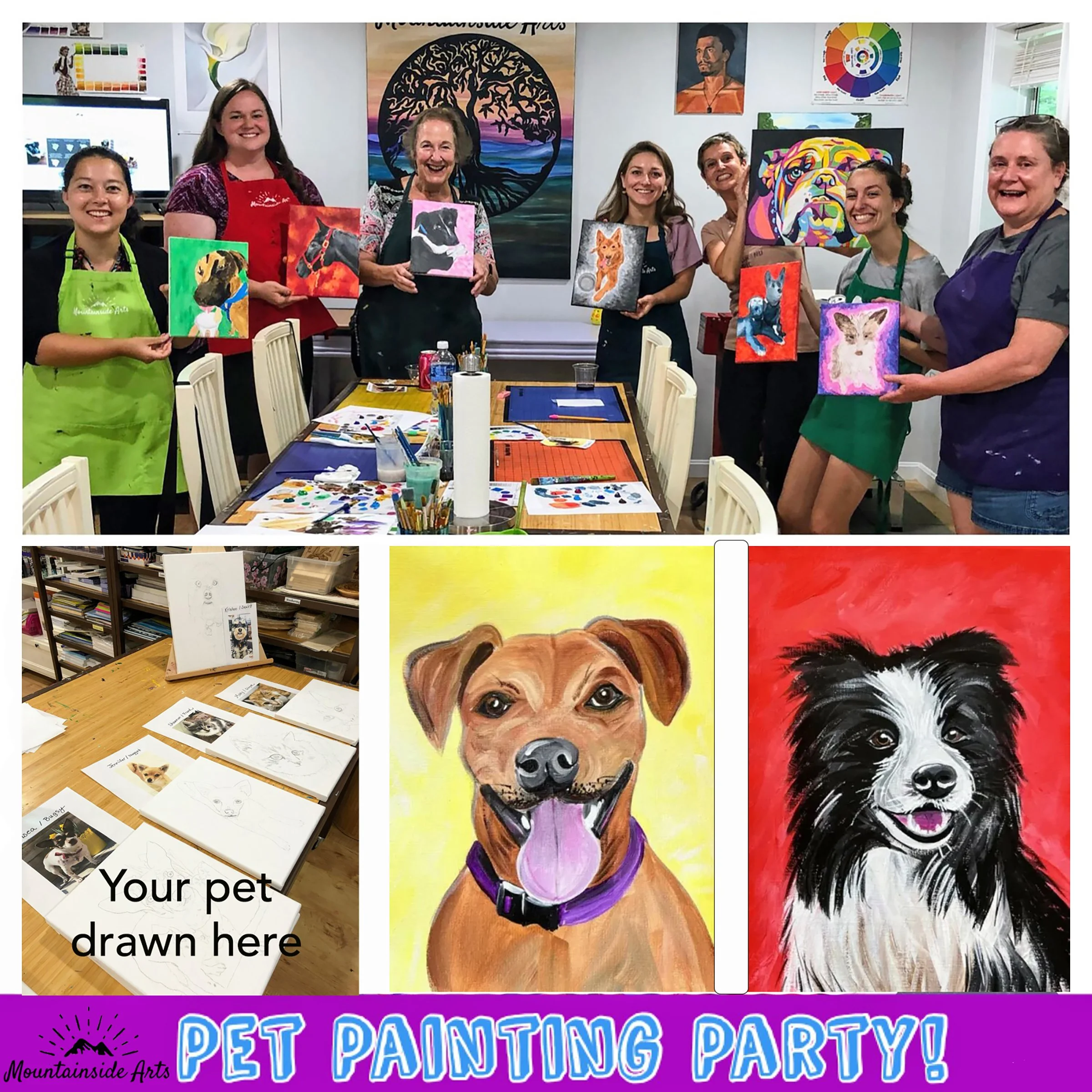 🐾 'Paint Your Pet' Workshop + Dr. Ho's lunch 🍕 Sunday Afternoon - Ages 16+
