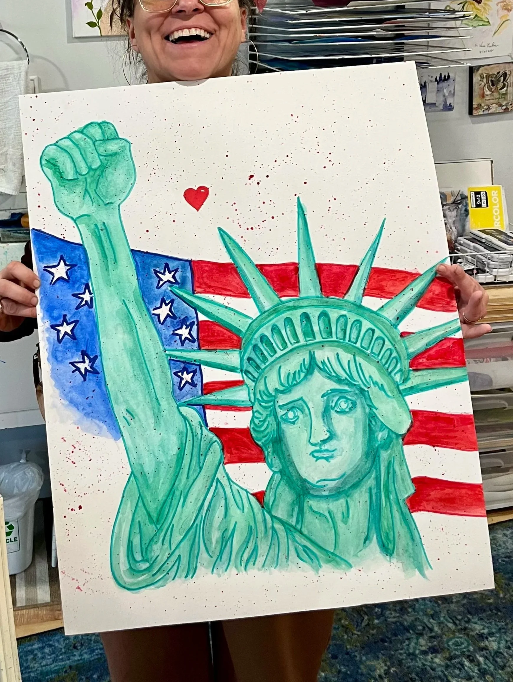 🇺🇸 ‘No Kings’ Bold Protest Art Community Workshop 