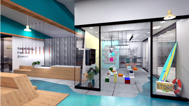  Rendering by Yajie Zhu 