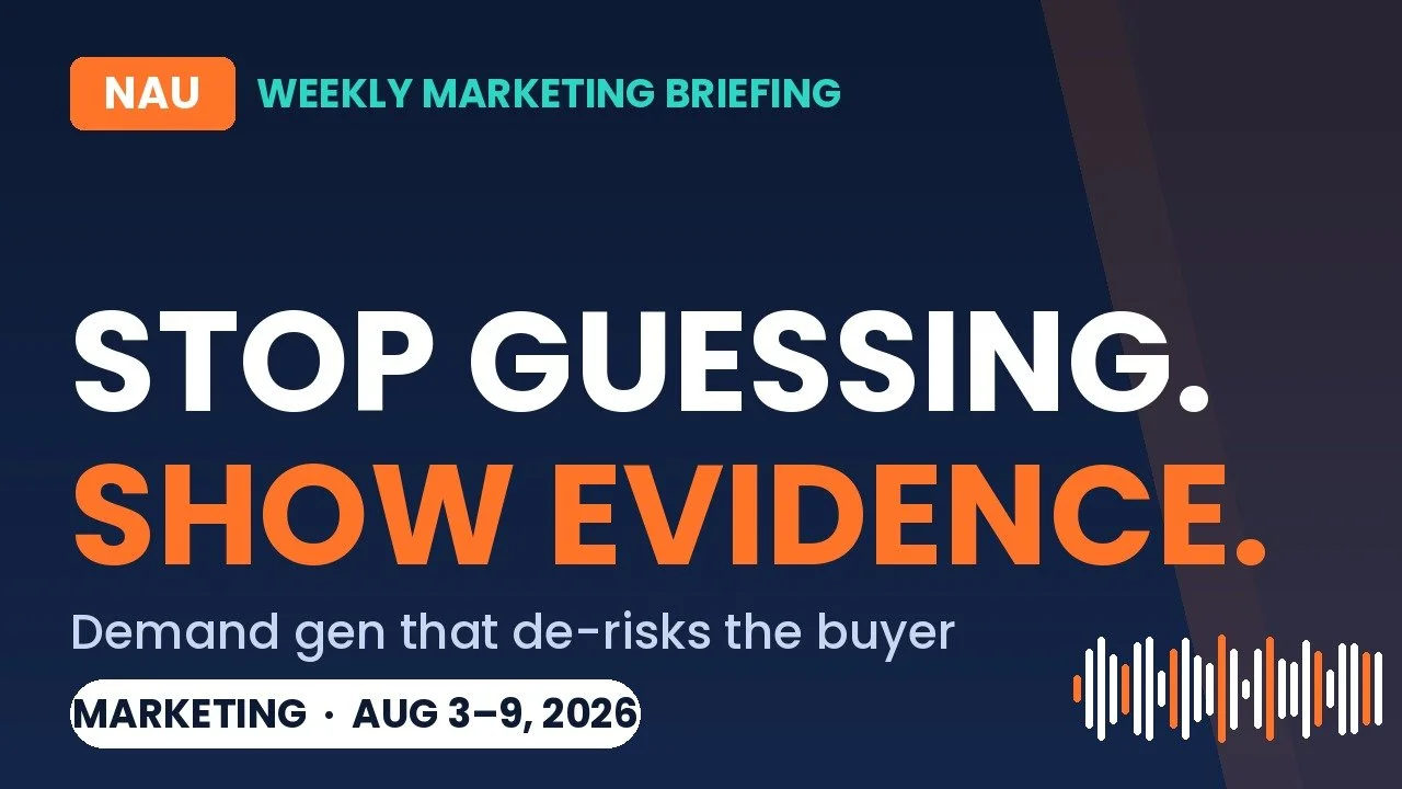 Stop Guessing, Show Evidence: What Last Week's Top Marketing Podcasts Said About Building Demand That Converts