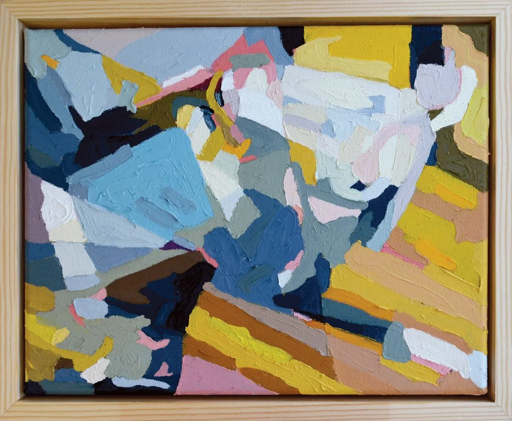 'Let's go!' - Available - Muse Gallery - 12 x 16 Inches with timber frame, oil paint on canvas - 2025