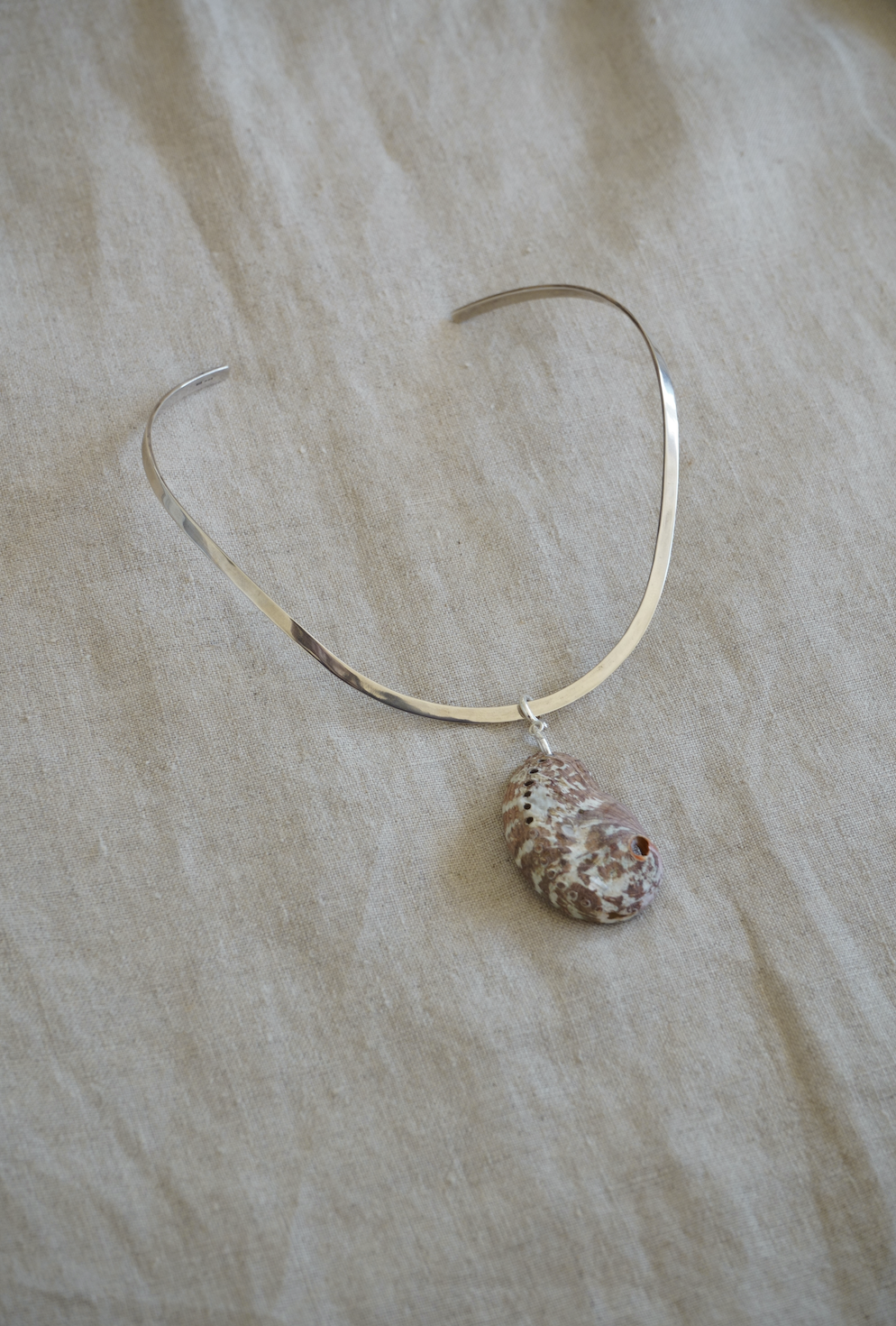 Palmworks sustainable salvaged reclaimed pearl necklace, handmade. wedding bridal couture commission jewellery made in brighton uk - sustainable handmade draped freshwater pearls