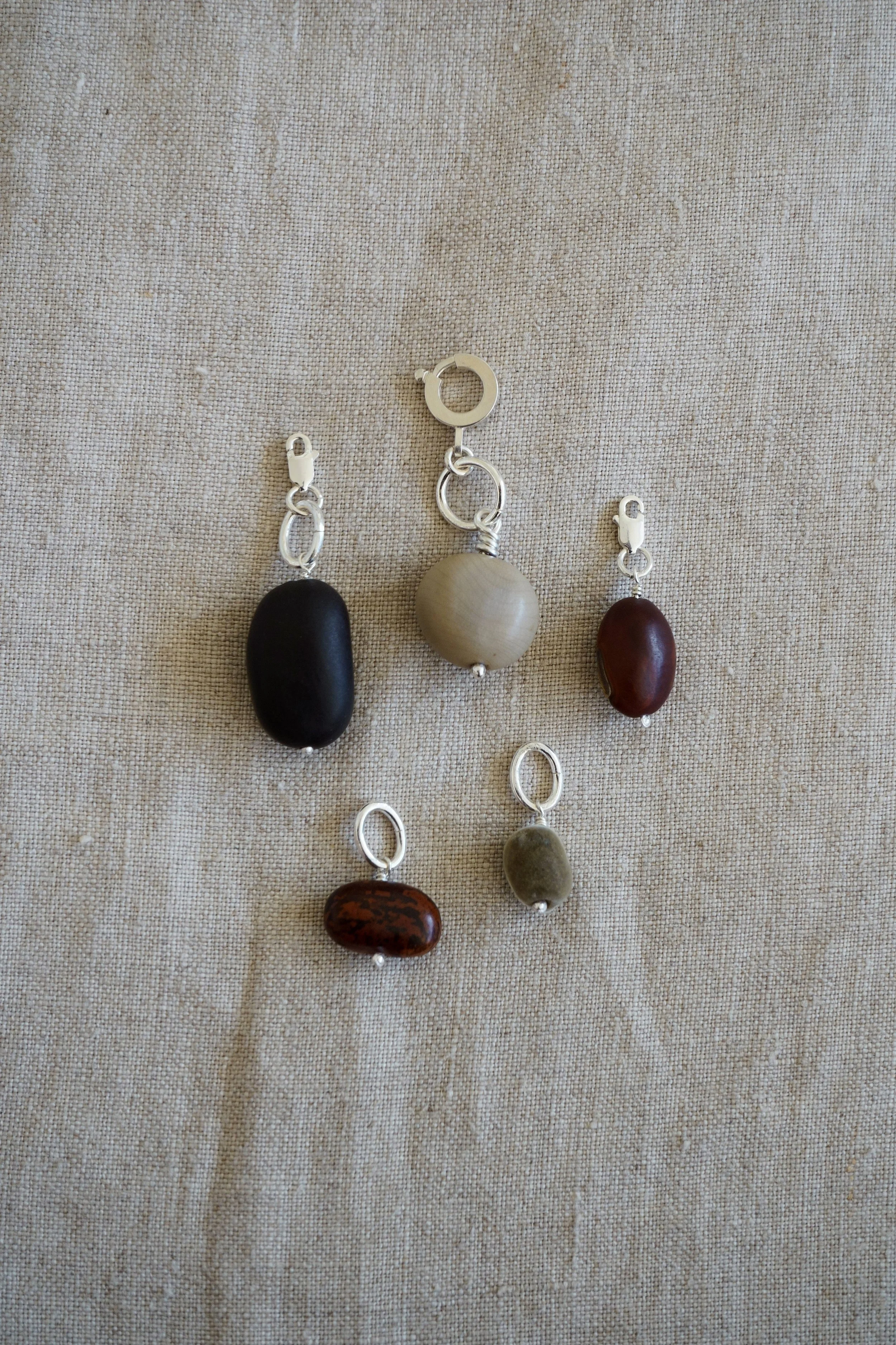 sustainable salvaged reclaimed pearl earrings bridal couture commission jewellery brighton london sustainable handmade draped freshwater pearls