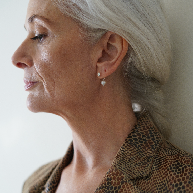 ELEMENTAL solo pearl studs - collection 02