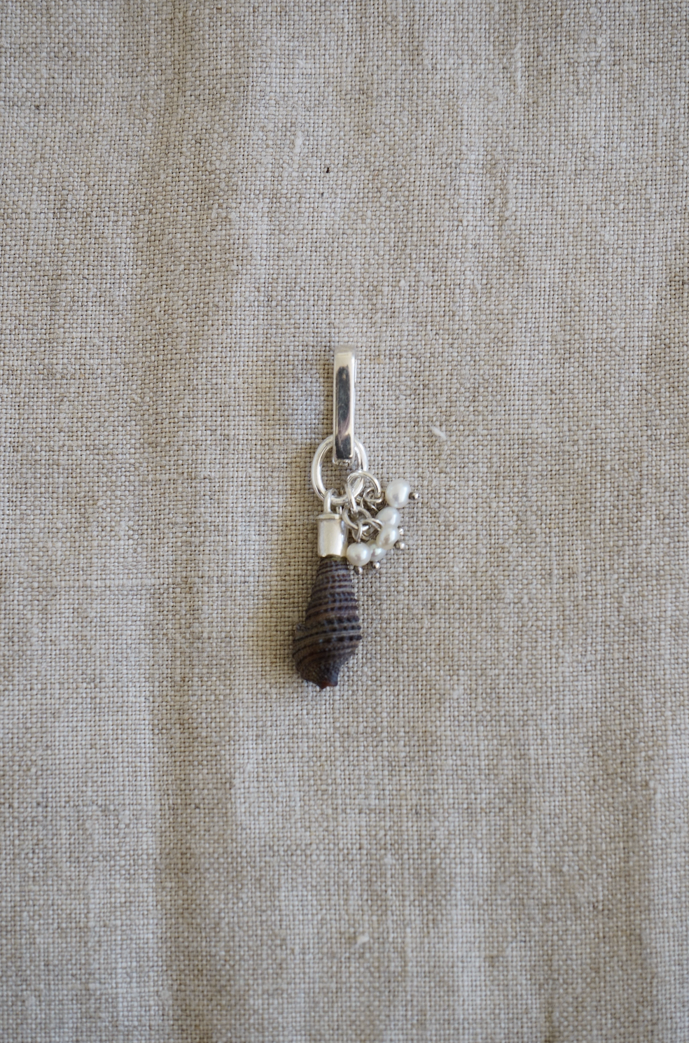 sustainable salvaged reclaimed pearl earrings bridal couture commission jewellery brighton london sustainable handmade draped freshwater pearls