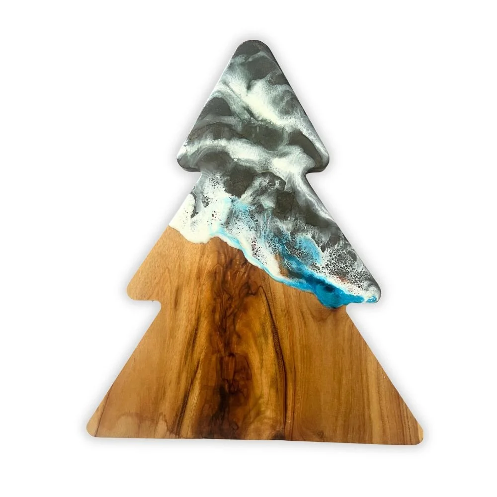 Resin Tree Cheese Board