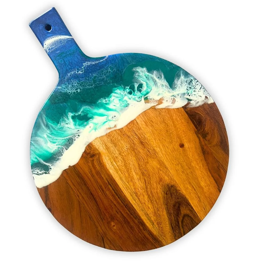 Resin Round Cheese Board