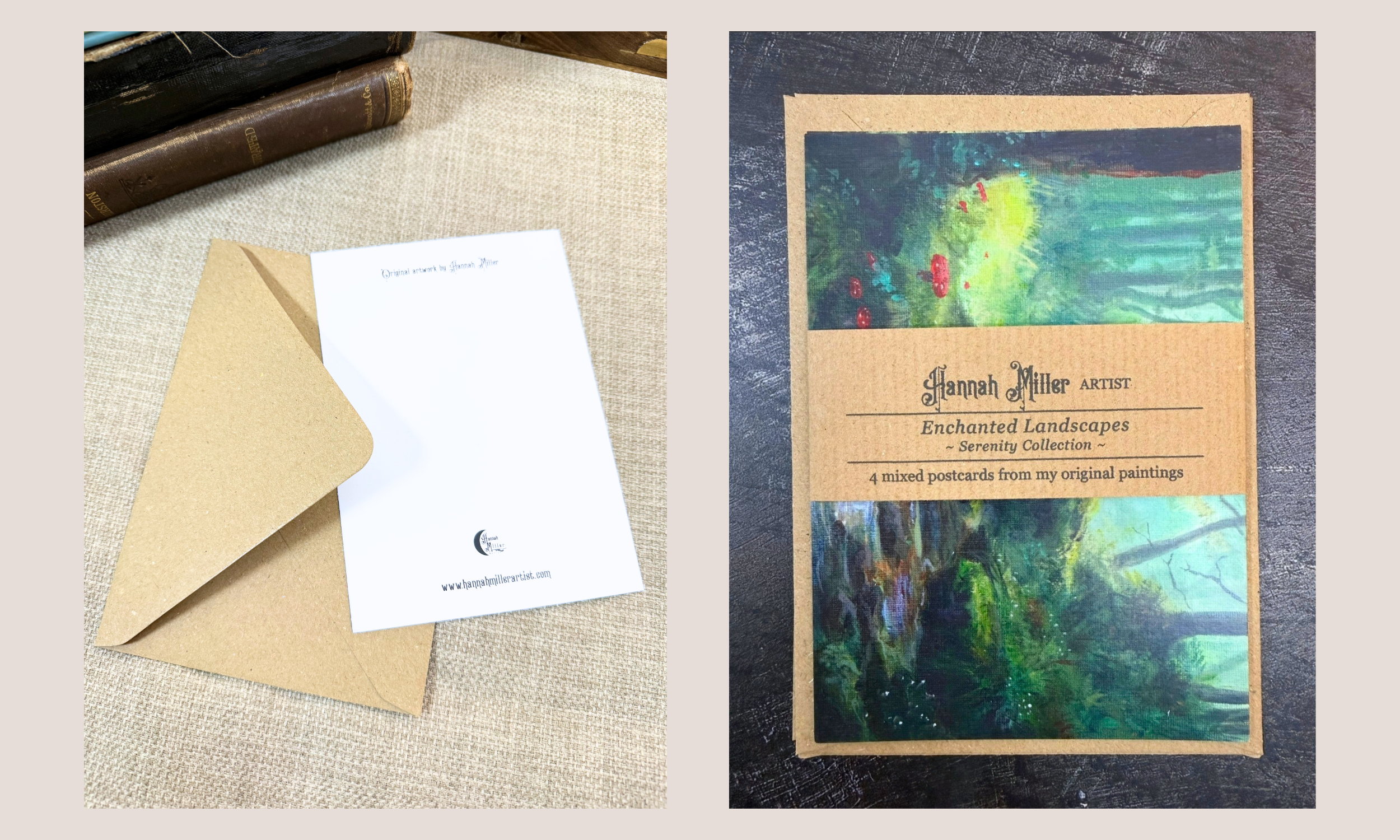 postcard set with envelopes