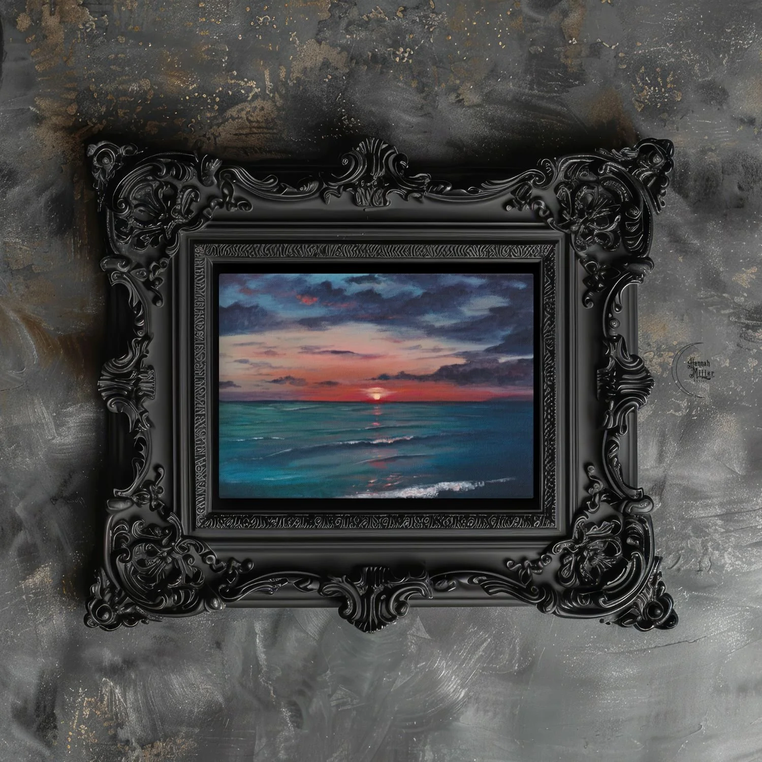 ocean acrylic painting artwork