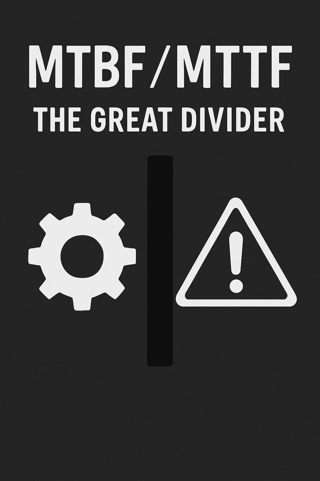 MTBF / MTTF – What's the difference?