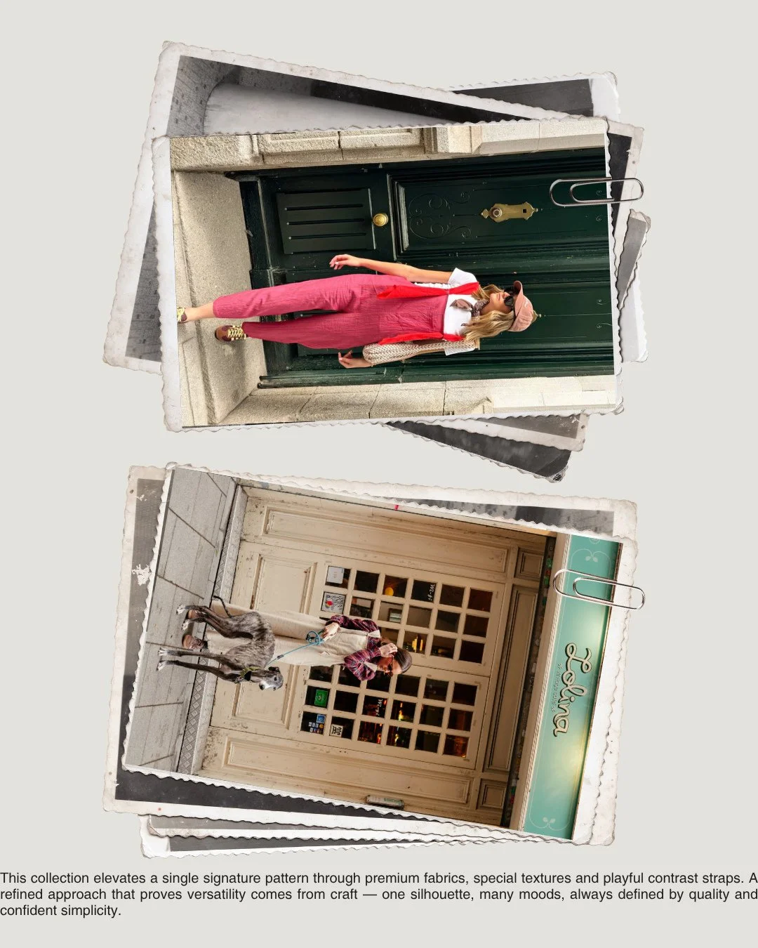 Esta colecci&oacute;n parte de una &uacute;nica silueta trabajada en tejidos premium y elevada a trav&eacute;s de texturas, estructura y tirantes en contraste.⁠
Un dise&ntilde;o claro y coherente que se adapta a distintos momentos sin perder identida